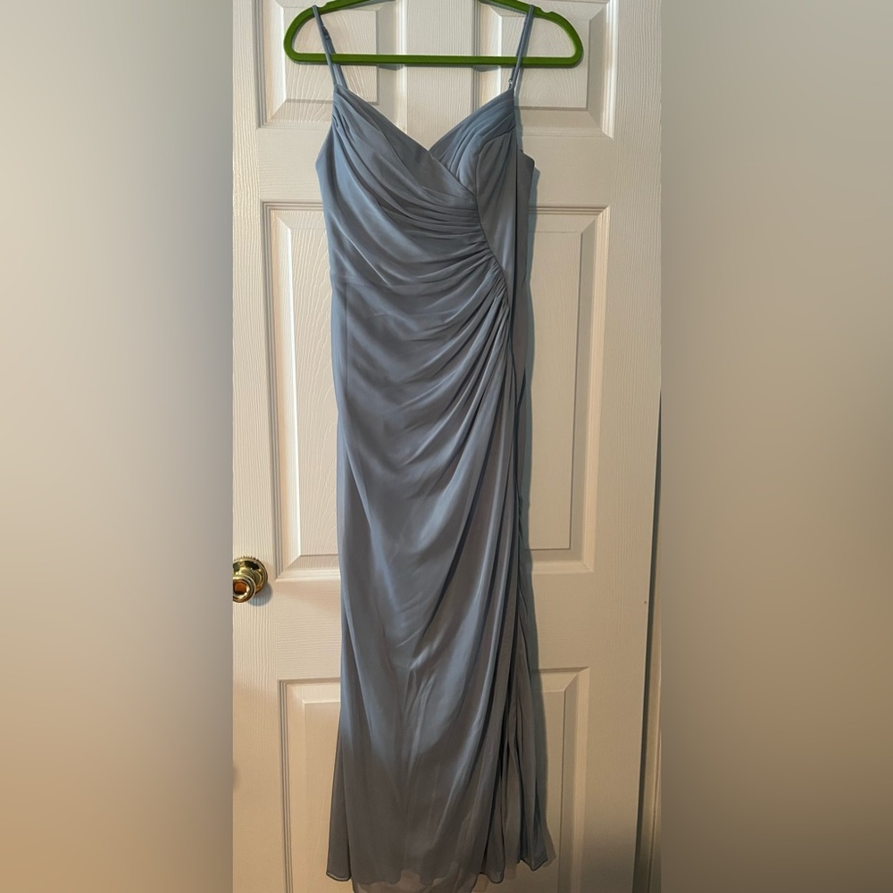 Azazie Tequila Bridesmaid Dress- Dusty Blue